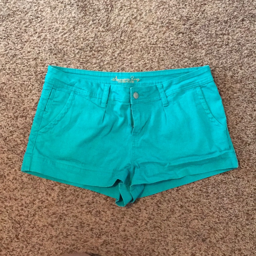 Turquoise American Rag Shorts